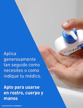 Crema para cuerpo recomendada para hidratar día y noche Cerave para piel normal