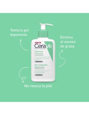 Limpiador facial Cerave para acné