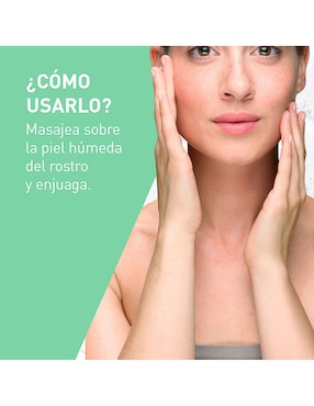 Limpiador facial Cerave para acné