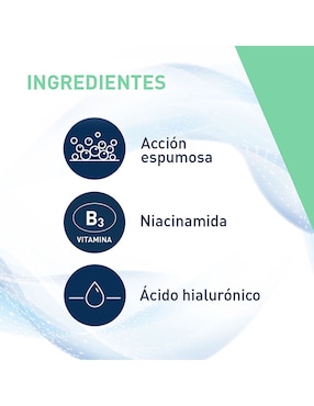 Limpiador facial Cerave para acné