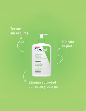 Limpiadores rostro y cuerpo Limpiadora Hidratante Cerave para hidratar