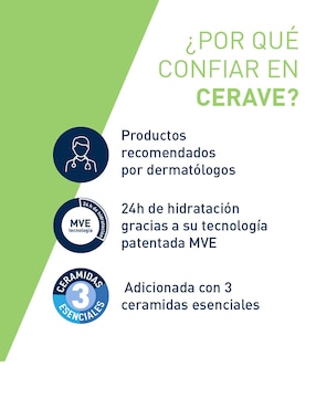 Limpiadores rostro y cuerpo Limpiadora Hidratante Cerave para hidratar