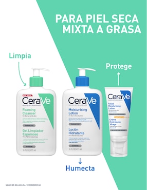 Limpiador facial Cerave para acné