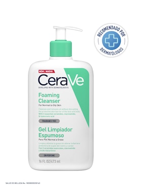 Limpiador facial Cerave para acné