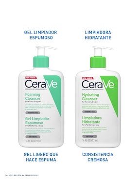 Limpiador facial Cerave para acné