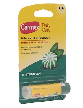 Bálsamo labial Carmex aroma menta de 4.2 g