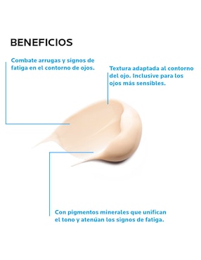 Crema para contorno de ojos recomendada para prevenir signos de la edad día y noche La Roche Posay Hyalu B5 para piel sensible
