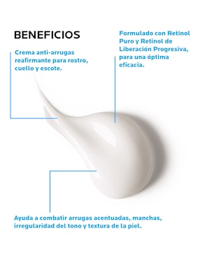 Crema facial recomendada para prevenir signos de la edad noche La Roche Posay Redermic para todo tipo piel