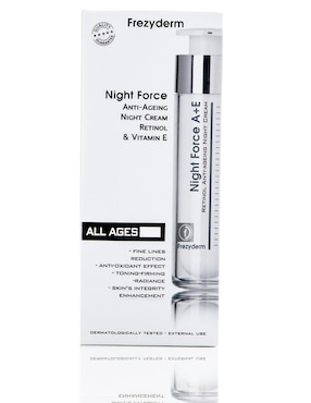 Crema facial recomendada para reafirmar noche Frezyderm Antiedad Con Retinol para todo tipo piel