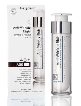Crema facial recomendada para reafirmar noche Frezyderm Antiedad para todo tipo piel