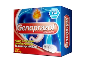 Imagen de producto Cápsulas para malestar estomacal Genoprazol