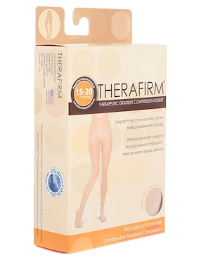 Pantimedia mediana compresión Therafirm natural