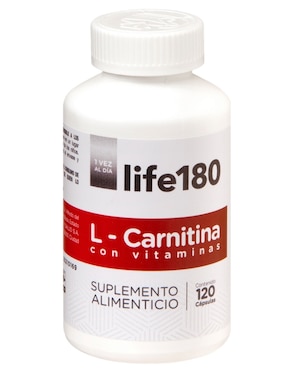 L-Carnitina con vitaminas Life 180 de 120 cápsulas
