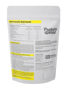 Polvo Protein World para control de peso