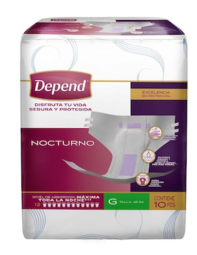 Ropa interior unisex Depend Nocturno
