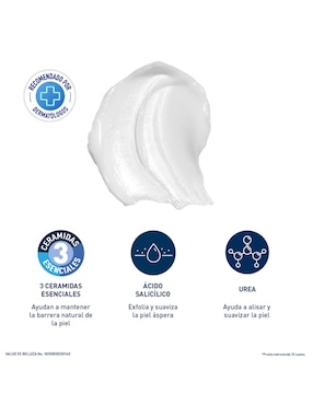 Crema para cuerpo recomendada para hidratar día y noche Cerave Cerave para piel seca