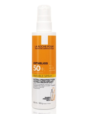 Protector Solar FPS 50+ Anrhelios La Roche Posay Invisible Spray 200 Ml