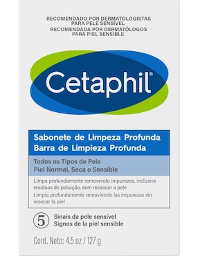 Jabón exfoliante Limpieza Profunda Cetaphil