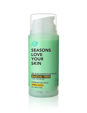 Bloqueador Solar FPS 50 Love Your Skin Seasons Manzana Verde 100 G