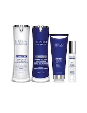 Set De Cremas Nerium Contorno De Ojos, Crema De Día, Crema De Noche Y Crema De Cuerpo