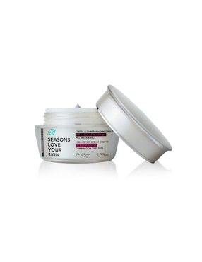 Crema facial recomendada para reafirmar día y noche Seasons para piel seca