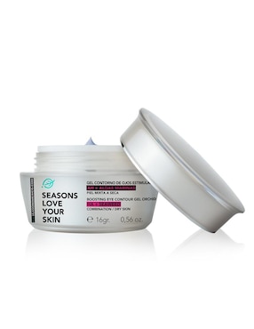 Crema para ojos recomendada para reafirmar día y noche Seasons para piel seca