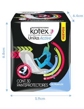 Pantiprotectores Kotex 30 piezas