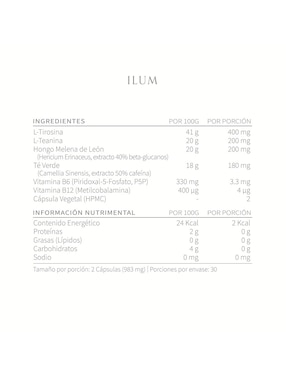 Suplemento alimenticio Oxomio il-60 60 cápsulas