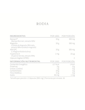 Suplemento alimenticio Oxomio de 60 cápsulas