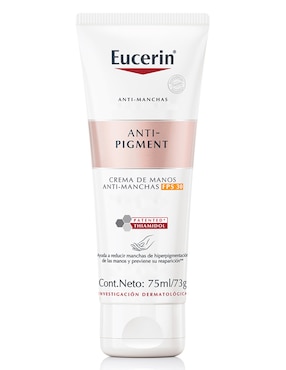 Crema para manos recomendada para hidratar de día y noche Eucerin Anti-Pigment para todo tipo piel
