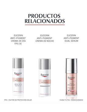 Crema para manos recomendada para hidratar de día y noche Eucerin Anti-Pigment para todo tipo piel