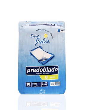 Set protector de cama predoblado Santa Julia 80 piezas