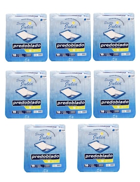 Set protector de cama predoblado Santa Julia 80 piezas