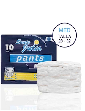 Set pañales tipo calzón para adulto Santa Julia 80 piezas