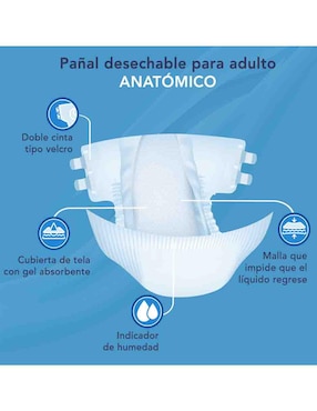 Set pañales tipo calzón para adulto Santa Julia 80 piezas