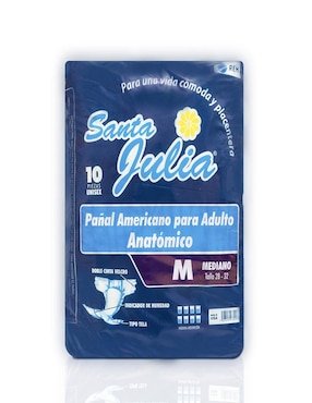 Set Pañales Para Adulto Santa Julia 80 Piezas