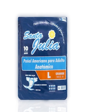 Set Pañales Para Adulto Santa Julia 80 Piezas