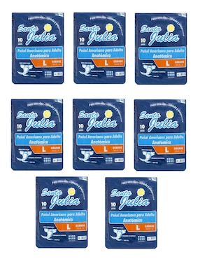 Set pañales para adulto Santa Julia 80 piezas