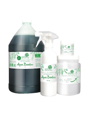 Kit De Limpiador Antibacterial Punto Aroma Aqua Bamboo 3.8 Litros