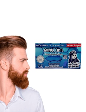 Set jabones de minoxidil Indio Papago Estimula Crecimiento 4 piezas