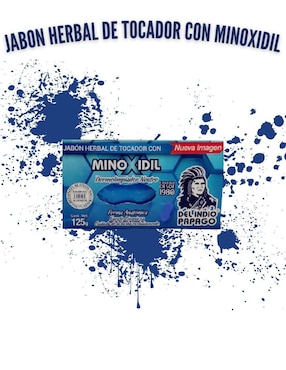 Set jabones de minoxidil Indio Papago Estimula Crecimiento 4 piezas