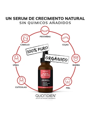 Aceite Quotidien de ricino 50 ml