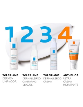 Crema facial recomendada para calmar y aliviar la piel día La Roche Posay Toleriane para piel sensible