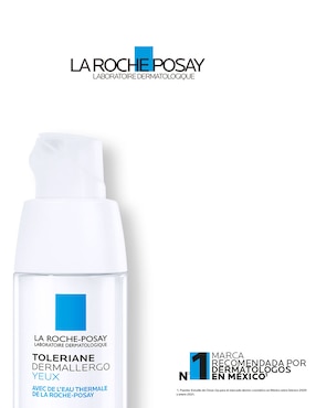 Crema para contorno de ojos recomendada para calmar la piel día y noche La Roche Posay Toleriane para todo tipo piel