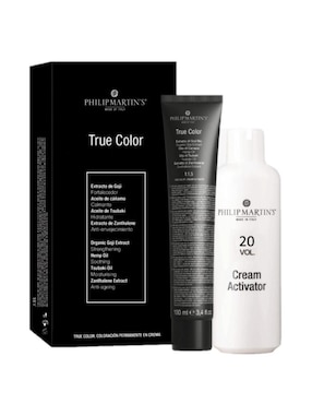 Tinte Para Cabello Philip Martin´S True Color Tono 4.1 Castaño Medio Cenizo