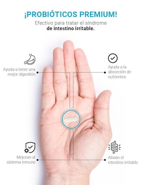 Suplemento Alimenticio Probióticos y Prebióticos B Life 60 Billion