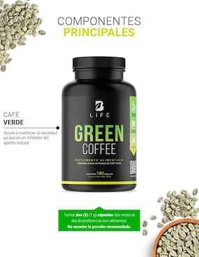 Suplemento Alimenticio B Life Café Verde Puro