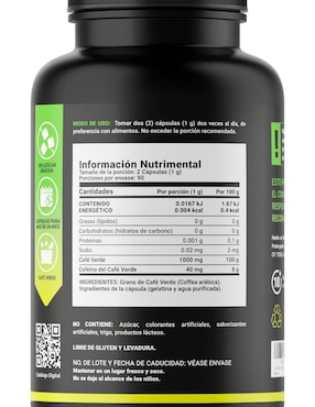 Suplemento Alimenticio B Life Café Verde Puro