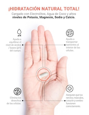 Suplemento Alimenticio B Life Electrolitos con Polvo de Agua de Coco