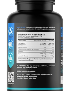 Suplemento Alimenticio B Life Magnesio Marino